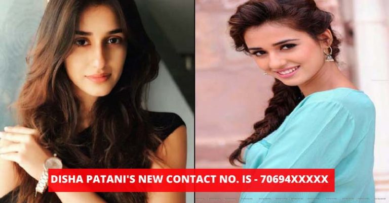 Disha Patani Shared Her Contact Number On Instagram And Appealed To The ...