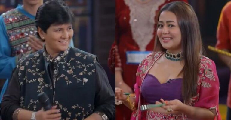 Watch Falguni Pathak Performs With Neha Kakkar On Indian Idol After