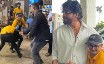 Nagarjuna Hugs Differently Abled Fan Pushed By Bodyguard