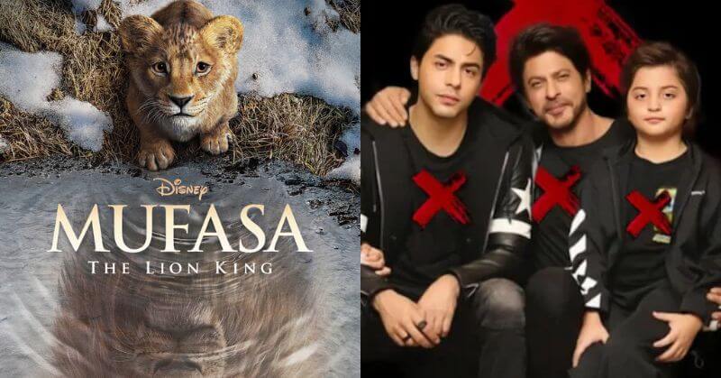 Mufasa The Lion King Hindi Trailer SRK AbRam Aryan