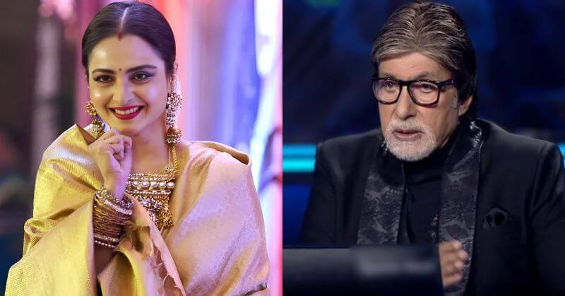 Rekha Amitabh Bachchan KBC